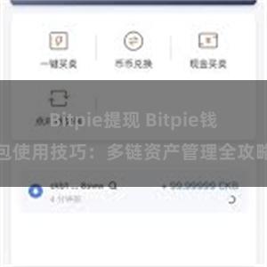 Bitpie提现 Bitpie钱包使用技巧：多链资产管理全攻略