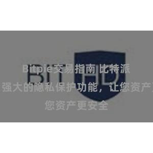 Bitpie交易指南 比特派钱包：强大的隐私保护功能，让您资产更安全