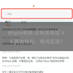 Bitpie转账 比特派钱包 VS 其他钱包：有何区别？