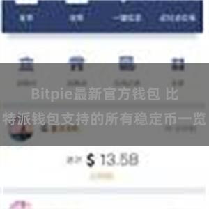 Bitpie最新官方钱包 比特派钱包支持的所有稳定币一览