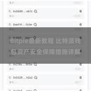 Bitpie最新教程 比特派钱包资产安全保障措施详解